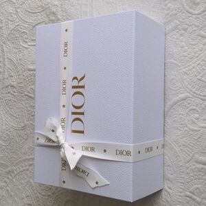 Dior box + ribbon + original packaging